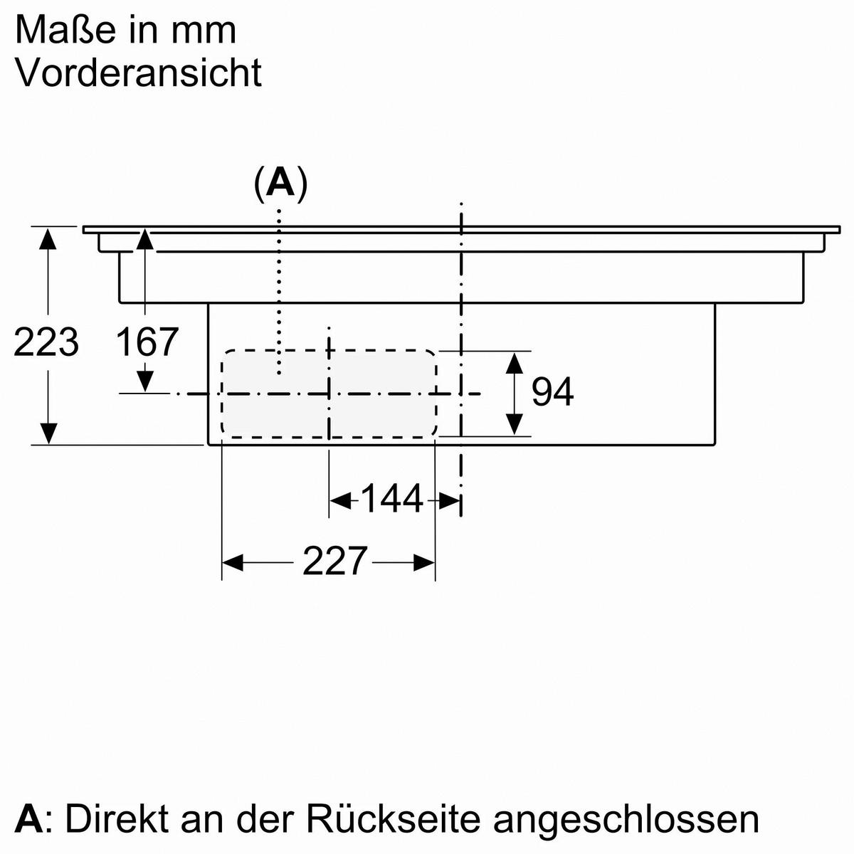 Kochfeld-Dunstabzug-Kombi PXX890D51E, schwarz - Schwarz, MODERN, Glas (81,6cm) - Bosch
