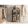FÖRVARINGSBURKAR SET GIZEM - svart/transparent, Modern, plast (23/23/33cm) - Mömax