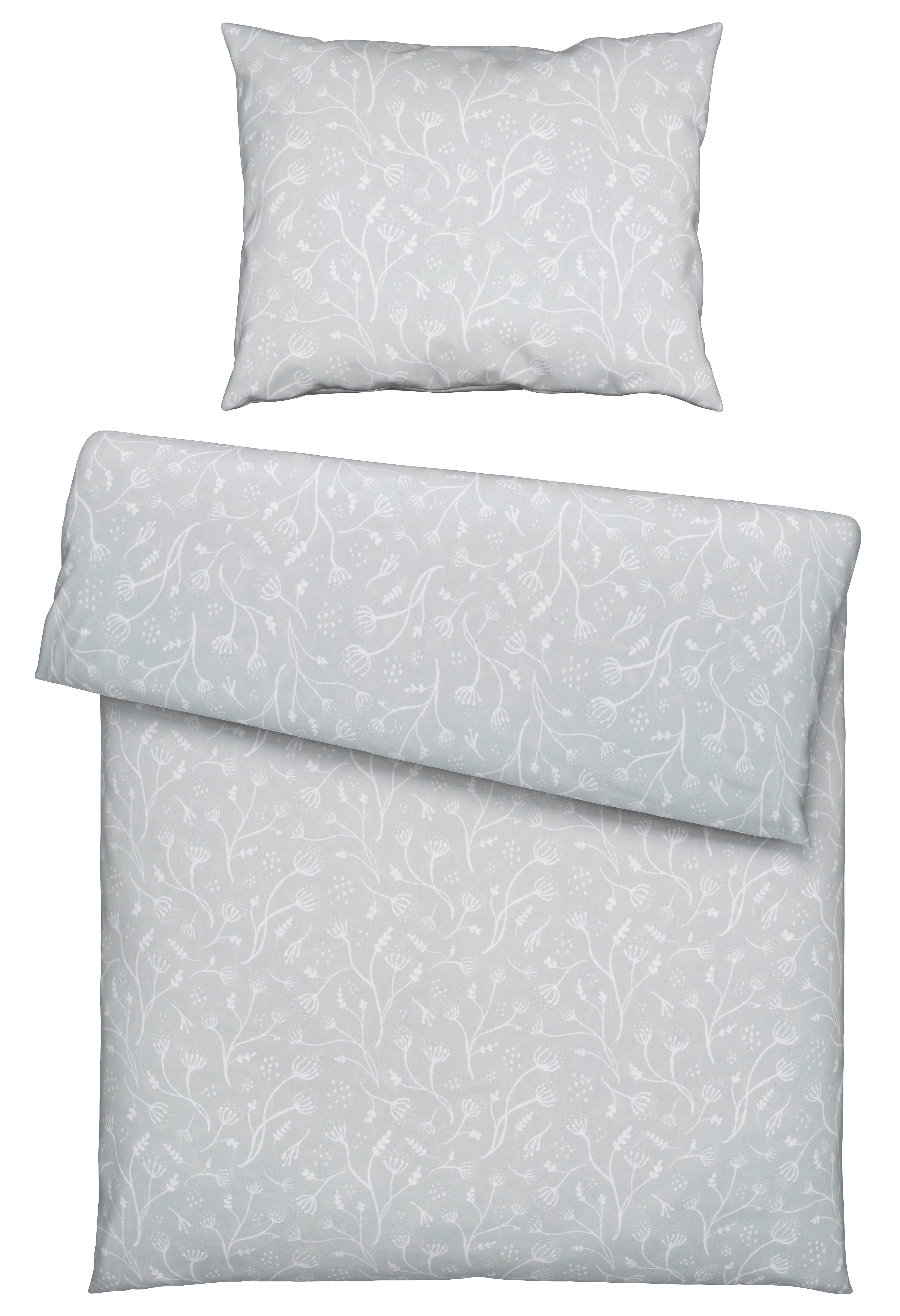 Ágyneműhuzat-garnitúra Frida - világosszürke, Konventionell, textil (140/200cm) - Best Price