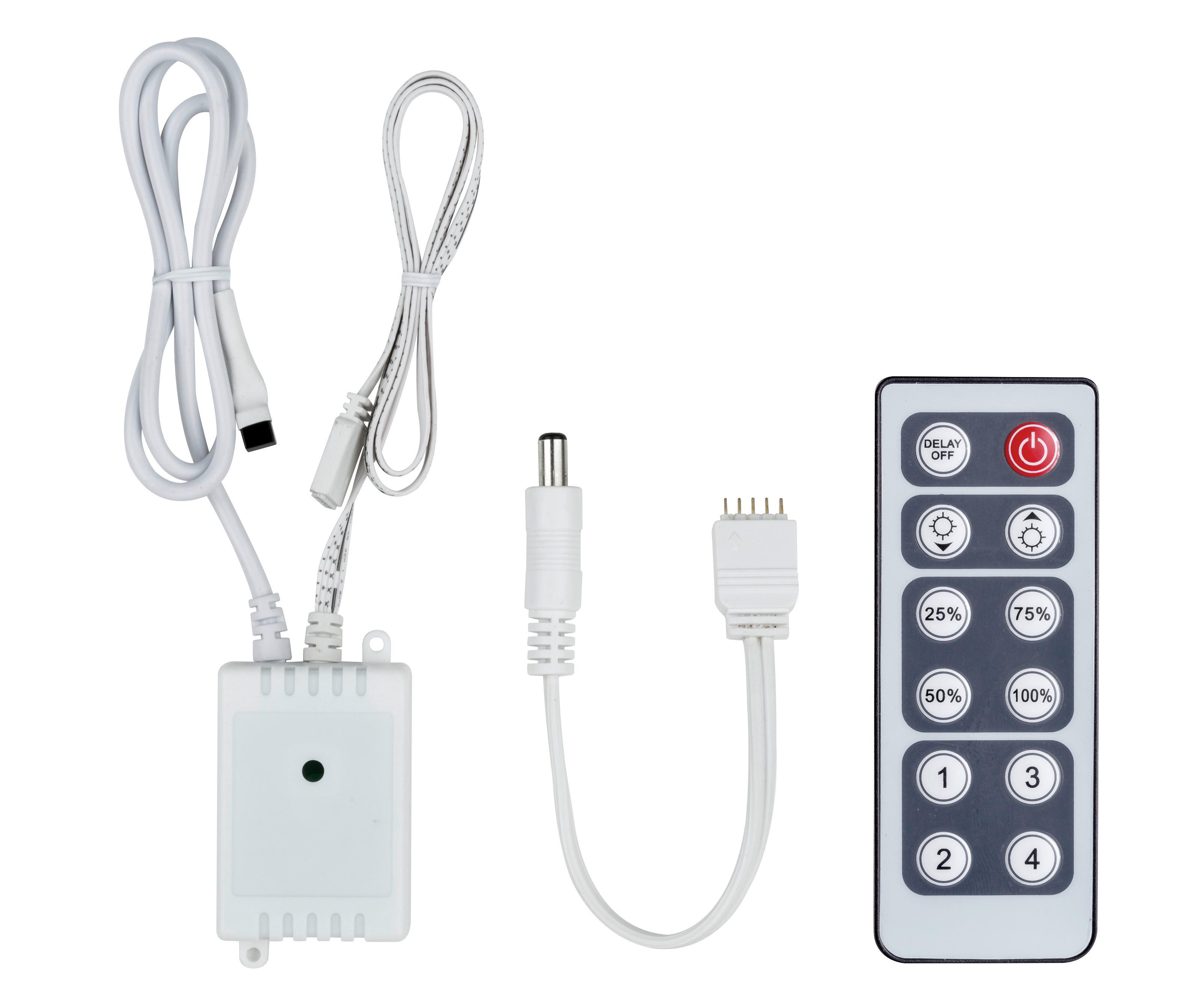 Dimmer Switch Controller IR Weiß - Weiß, Basics, Kunststoff (5/3,5/2,2cm) - Paulmann