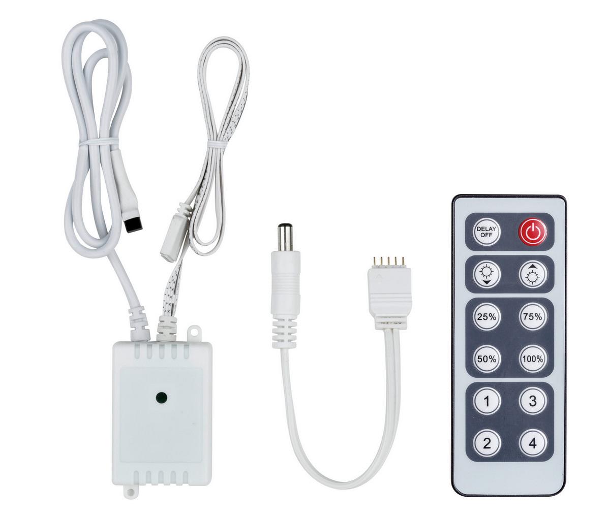 Dimmer Switch Controller IR Weiß - Weiß, Basics, Kunststoff (5/3,5/2,2cm) - Paulmann