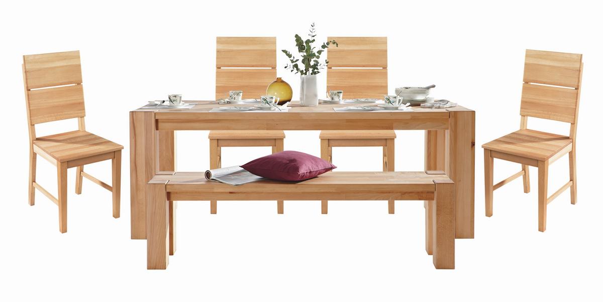 ŁAWKA SVETLANA - buk twardzielowy, Natur, drewno (160/45/35cm) - Carryhome