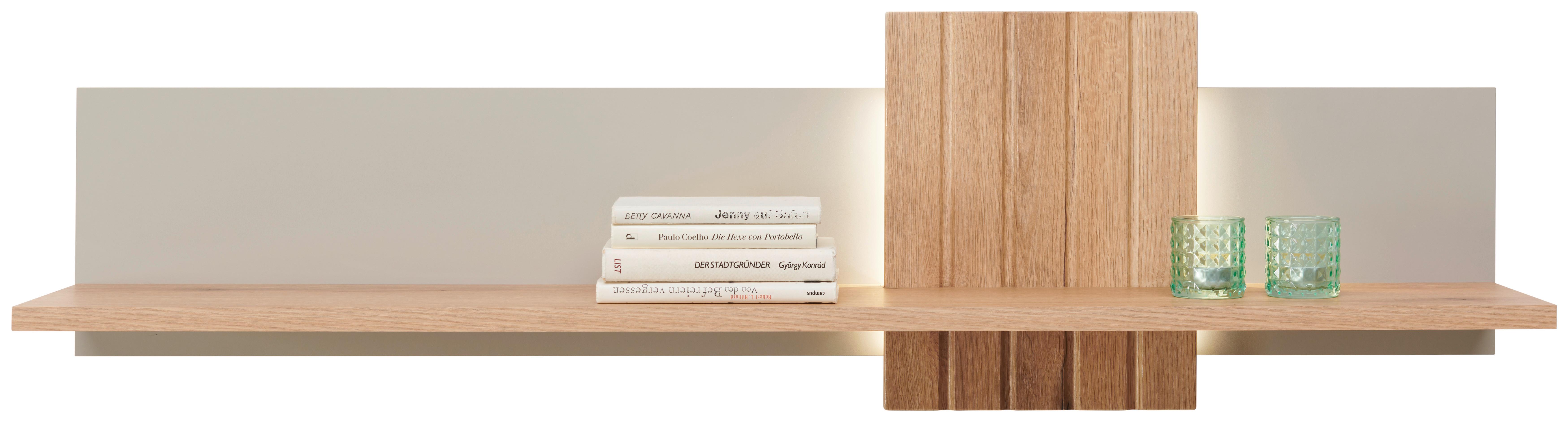 Zidna Polica Santana - Moderno, drvni materijal (140/39/23,5cm) - Modern Living