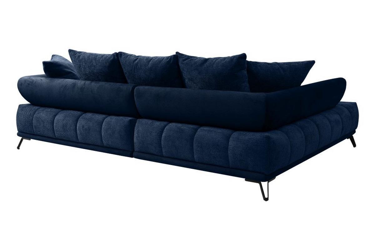 Kutna Garnitura Largo N - tamno plava/crna, Moderno, tekstil/metal (184/262cm) - Modern Living