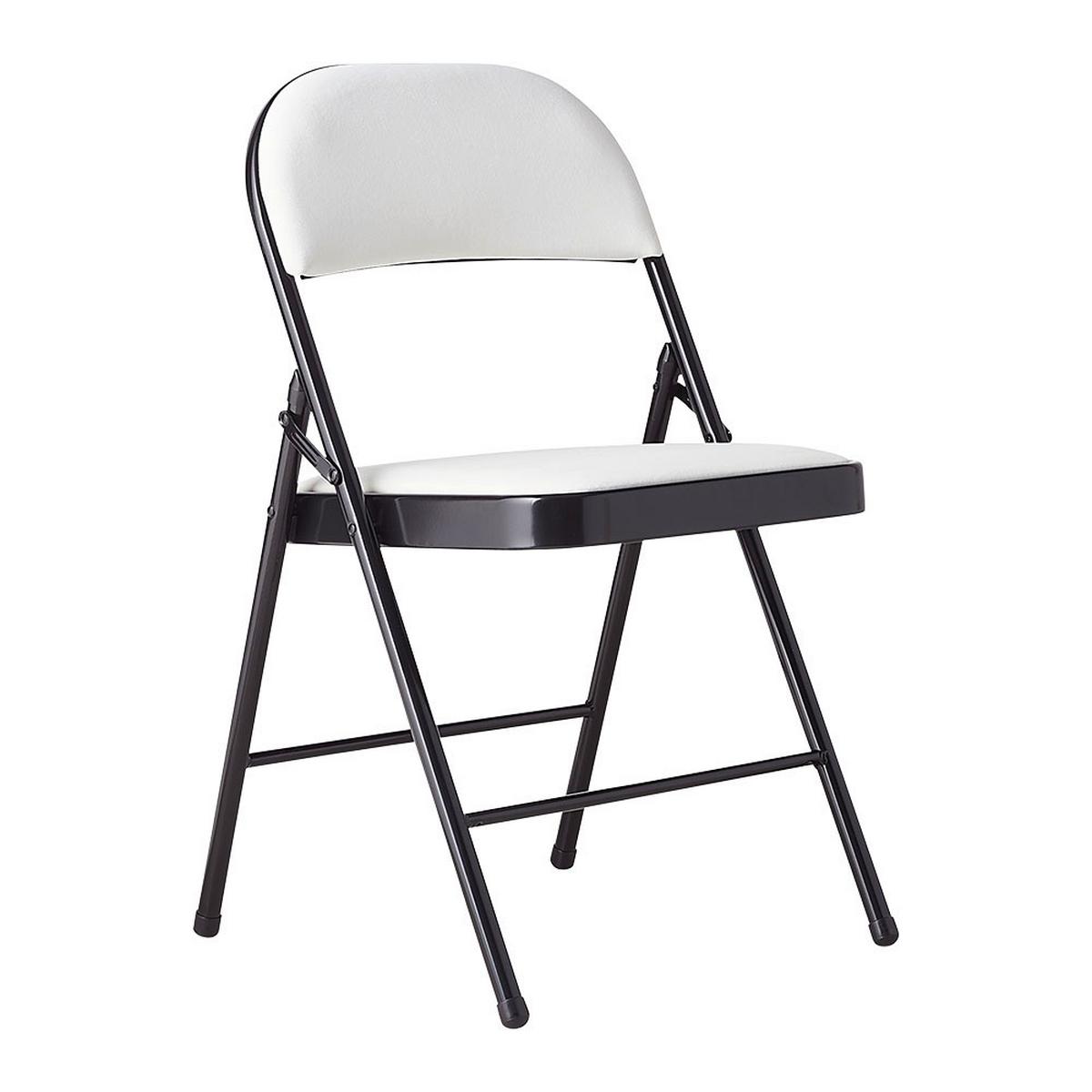 Klappsessel Walter III Schwarz/Beige - Beige/Schwarz, KONVENTIONELL, Textil/Metall (46.5/79/47cm) - Mömax