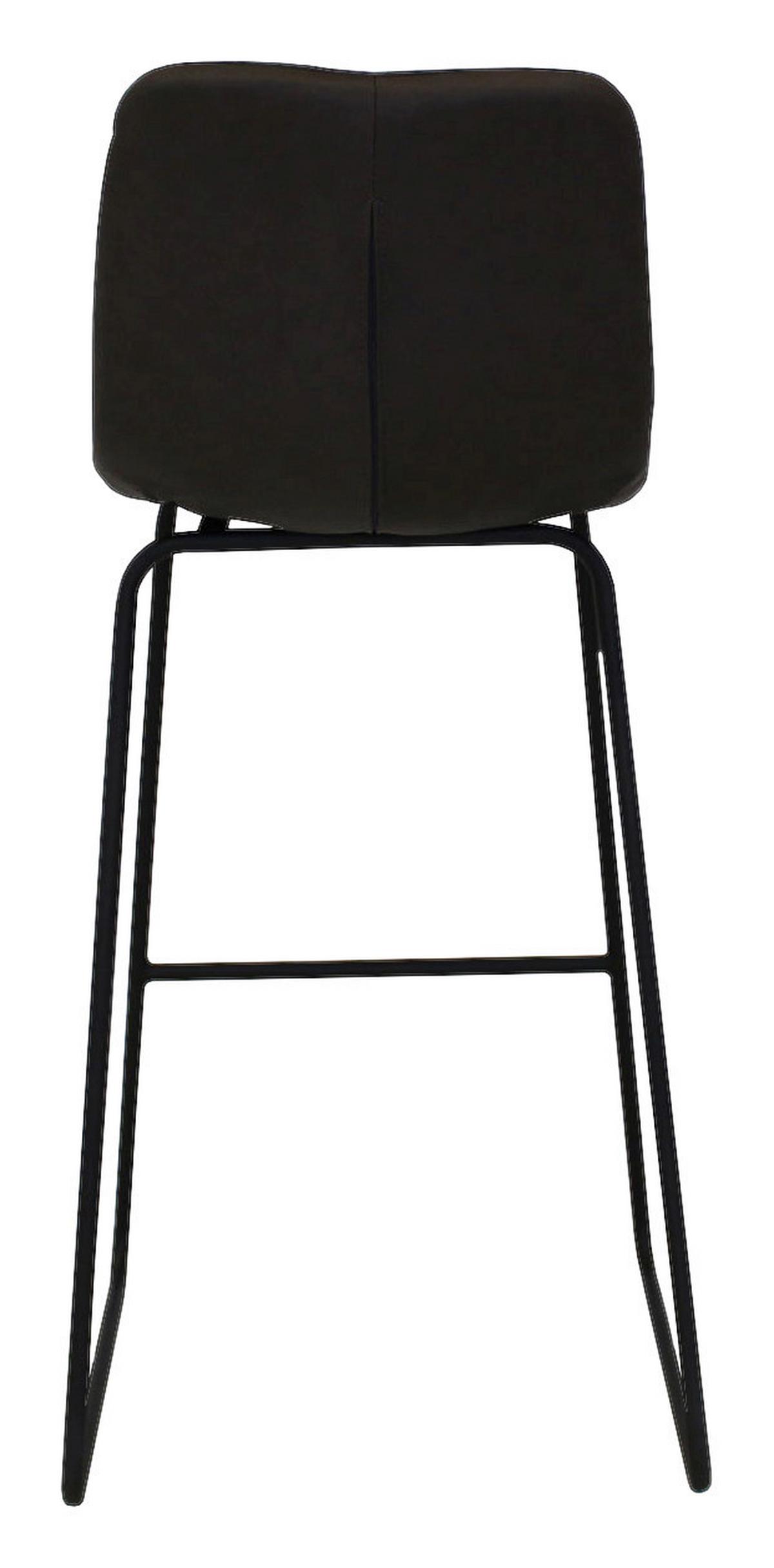 Barhocker-Set Byron Lederoptik ca. 48x102 cm 2er-Set Schwarz - Anthrazit/Schwarz, LIFESTYLE, Kunststoff/Metall (48/102/54cm) - MID.YOU