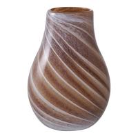 Vase Braun - Braun, Design, Glas (16/23/16cm)