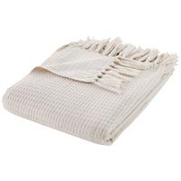 Decke Susa in Creme ca. 140x180cm - Creme, MODERN, Textil (140/180cm) - Modern Living