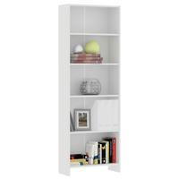 Etajera Bart - alb, Modern, material pe bază de lemn (60/175,5/24,3cm) - Best Price