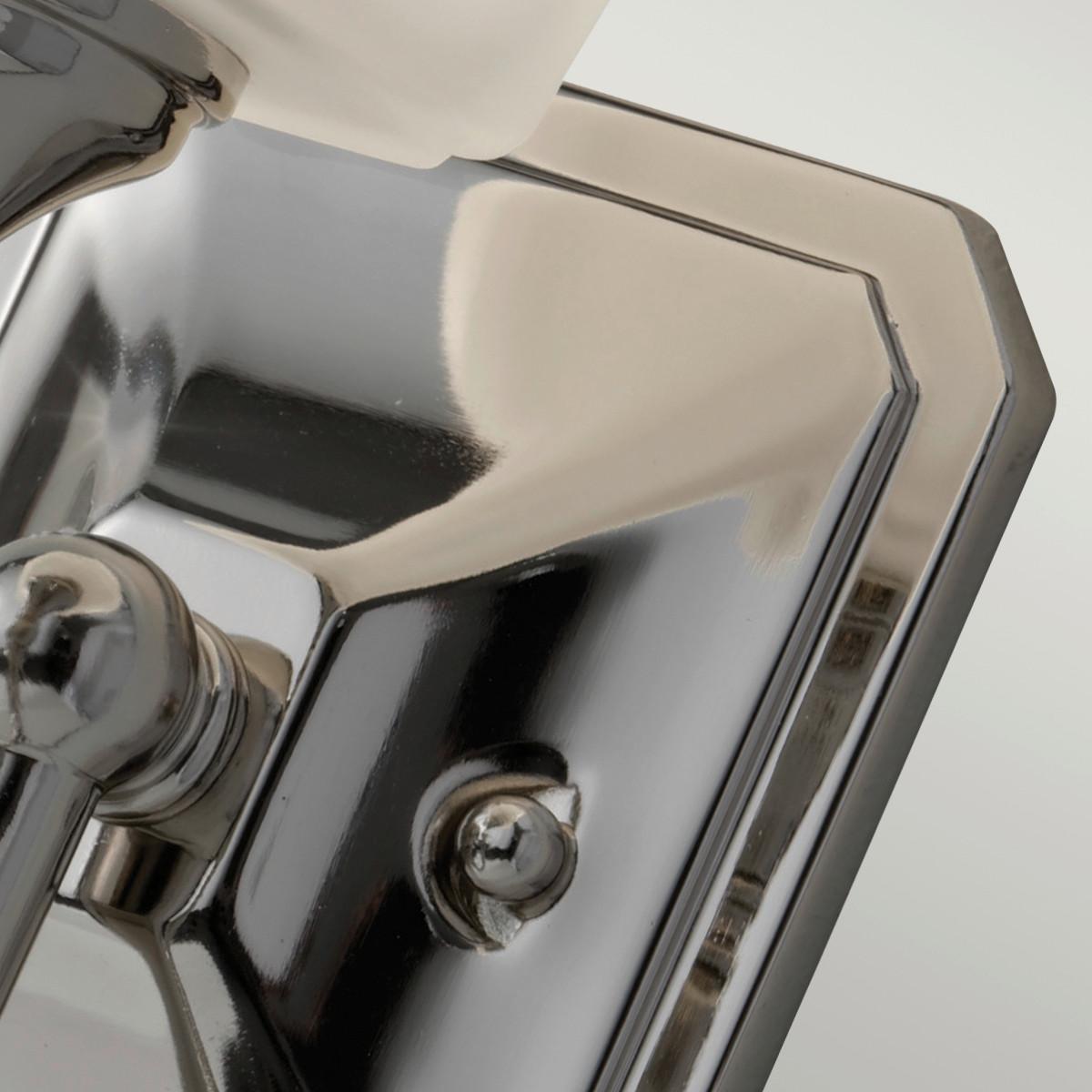 Kupaonska Zidna Svjetiljka Fe-Concord1-Bath - boje kroma, Trend, staklo/metal (11.7/25.7/15.2cm)