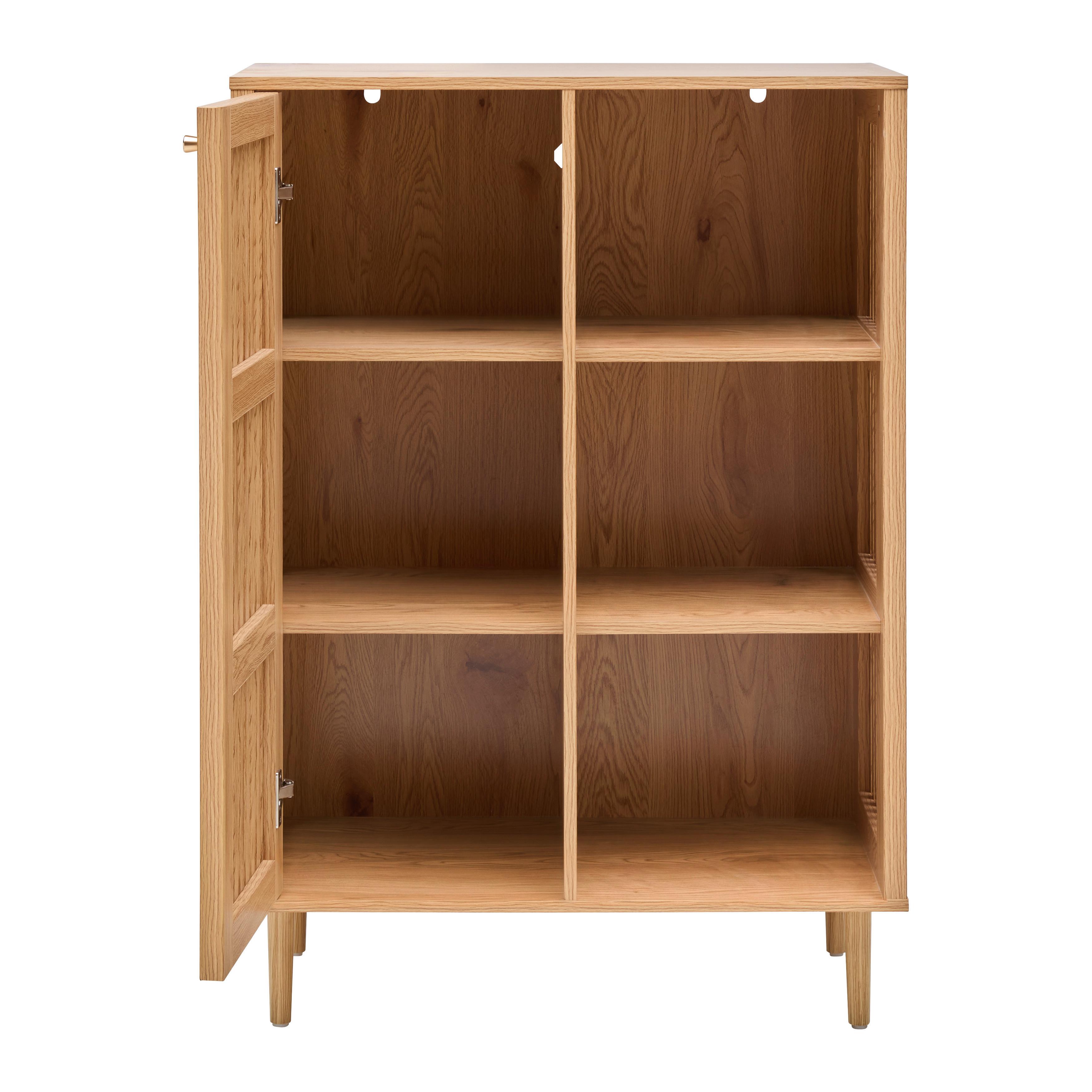 BYRÅ BARCELONA -EXKLUSIV- - guldfärgad/naturfärgad, Lifestyle, metall/papper (80/113,5/40cm) - Mömax