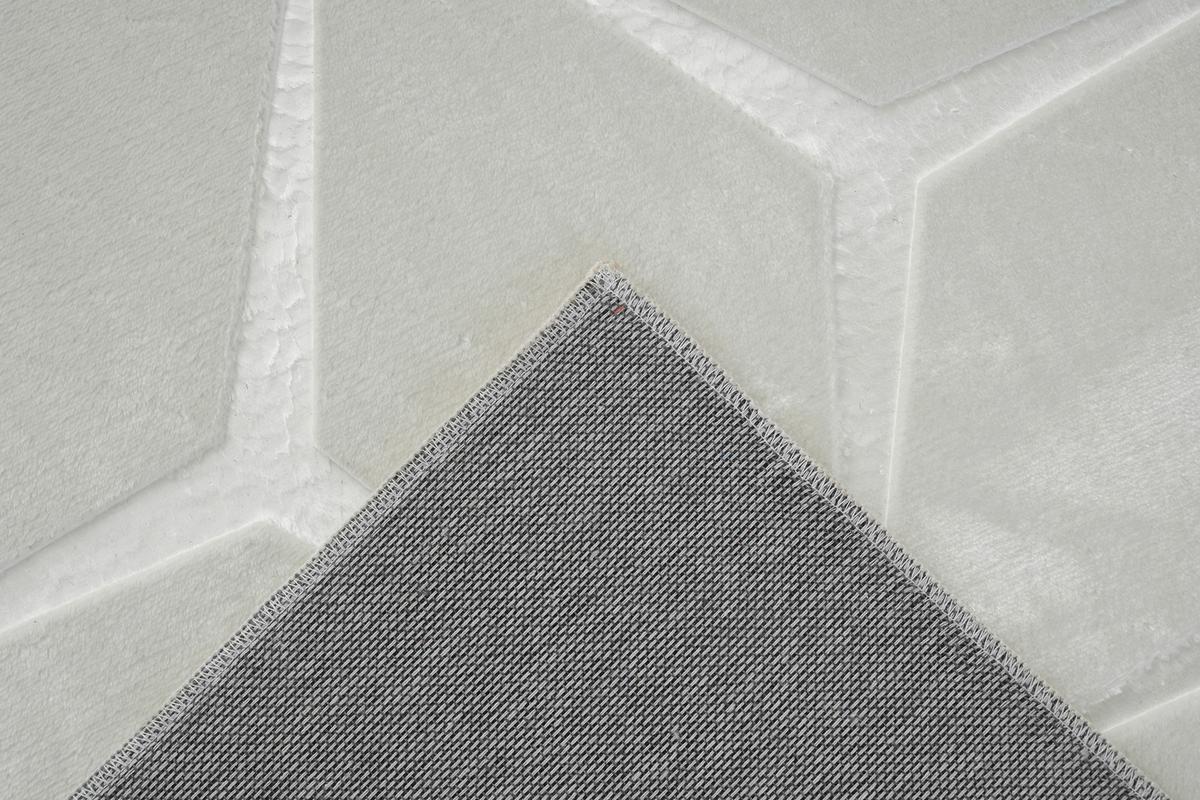 Flachwebeteppich Calma 225 Weiss 160 X 220 Cm - Weiss, Basics, Textil (160/220cm) - Kayoom