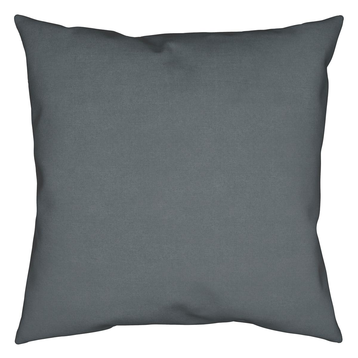 Kopfkissenbezug Annika Anthrazit ca. 80x80cm - Anthrazit, Textil (80/80cm) - Modern Living