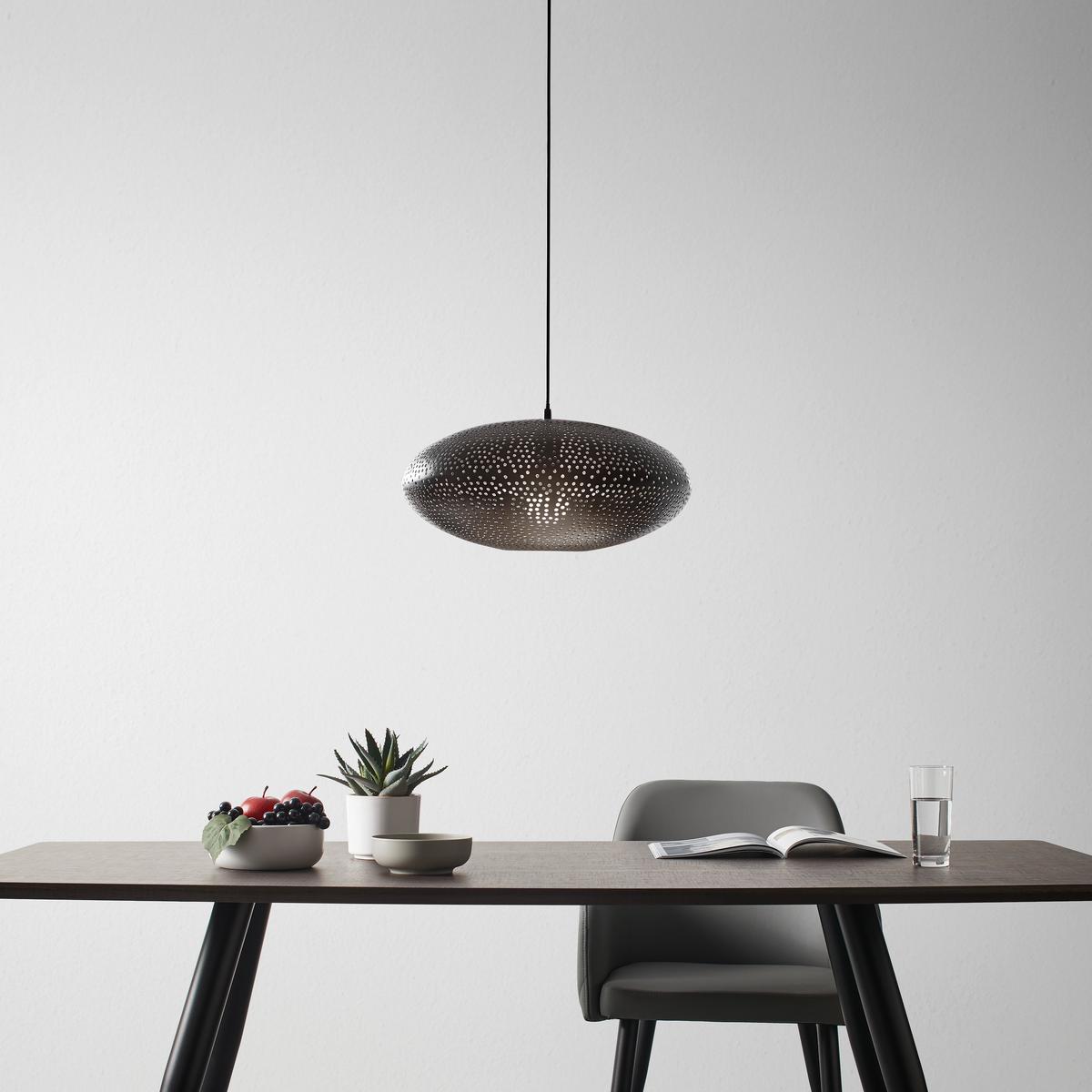 Függőlámpa Nina - fekete, Modern, fém (41/124cm) - Bessagi Home