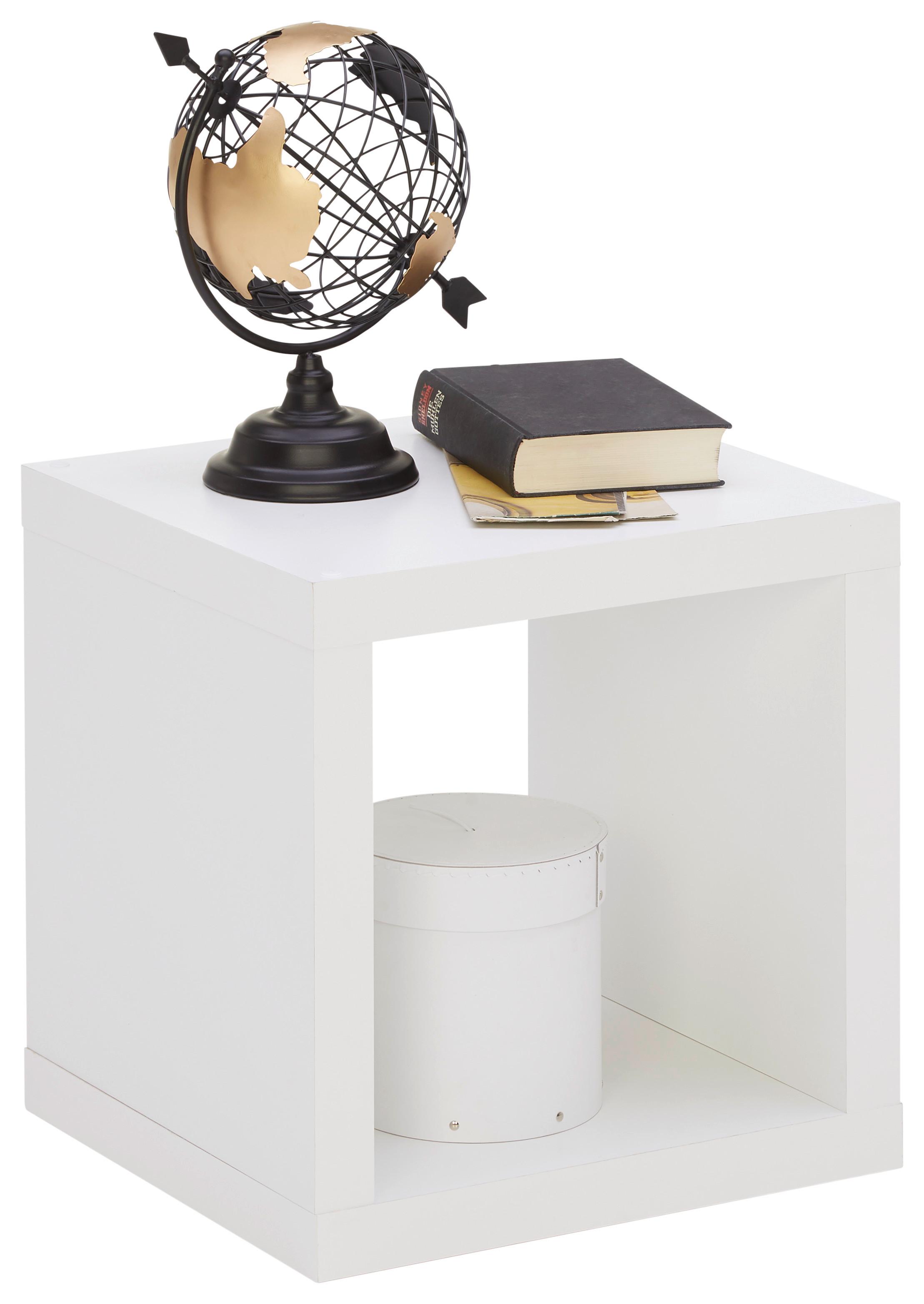 REGAŁ DZIAŁOWY STYLE - biały, Design, materiał drewnopochodny (41/38/41cm) - Carryhome