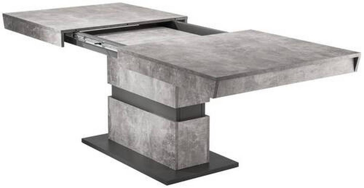 Esstisch Matthew Grau ca. 140x90x75 cm - Dunkelgrau/Grau, MODERN, Holzwerkstoff (140/90/75cm) - MID.YOU