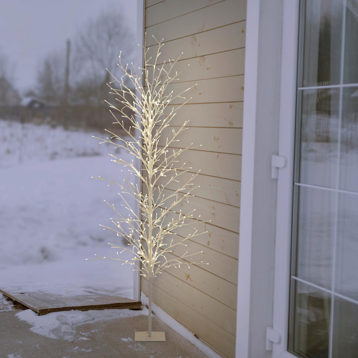 LED-Dekoleuchte Bree Weiß max. 4,5 Watt - Weiß, Design, Kunststoff/Metall (200cm) - Mömax