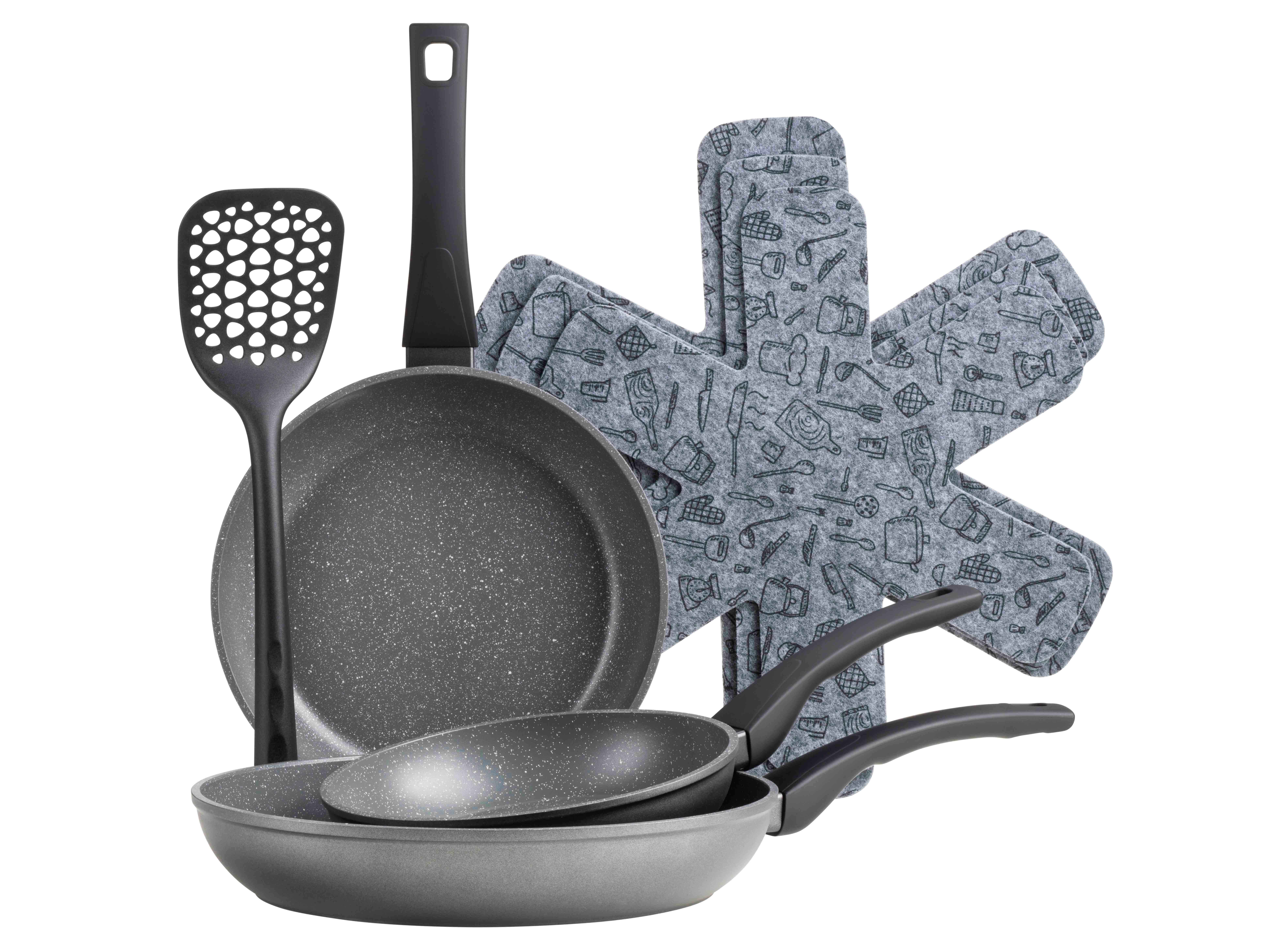 Pfannenset 935584 - Schwarz, Basics, Metall - Mäser