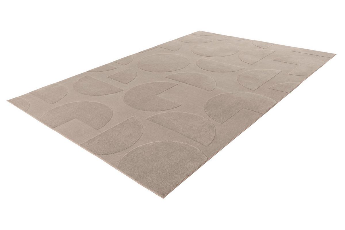 Flachwebeteppich Niburi 425 Taupe 120x170 - Taupe, Basics, Textil (120/170cm) - Kayoom