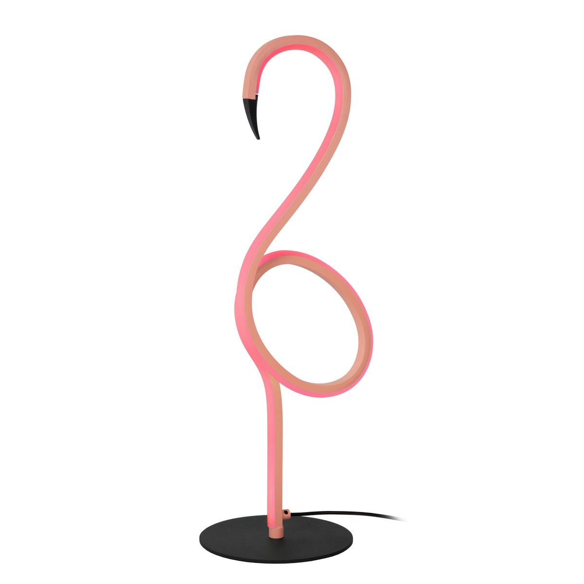 Led-tischleuchte 05545/06/66 Flamingo - Schwarz, Lifestyle, Metall (15/18.1/49.5cm) - Lucide