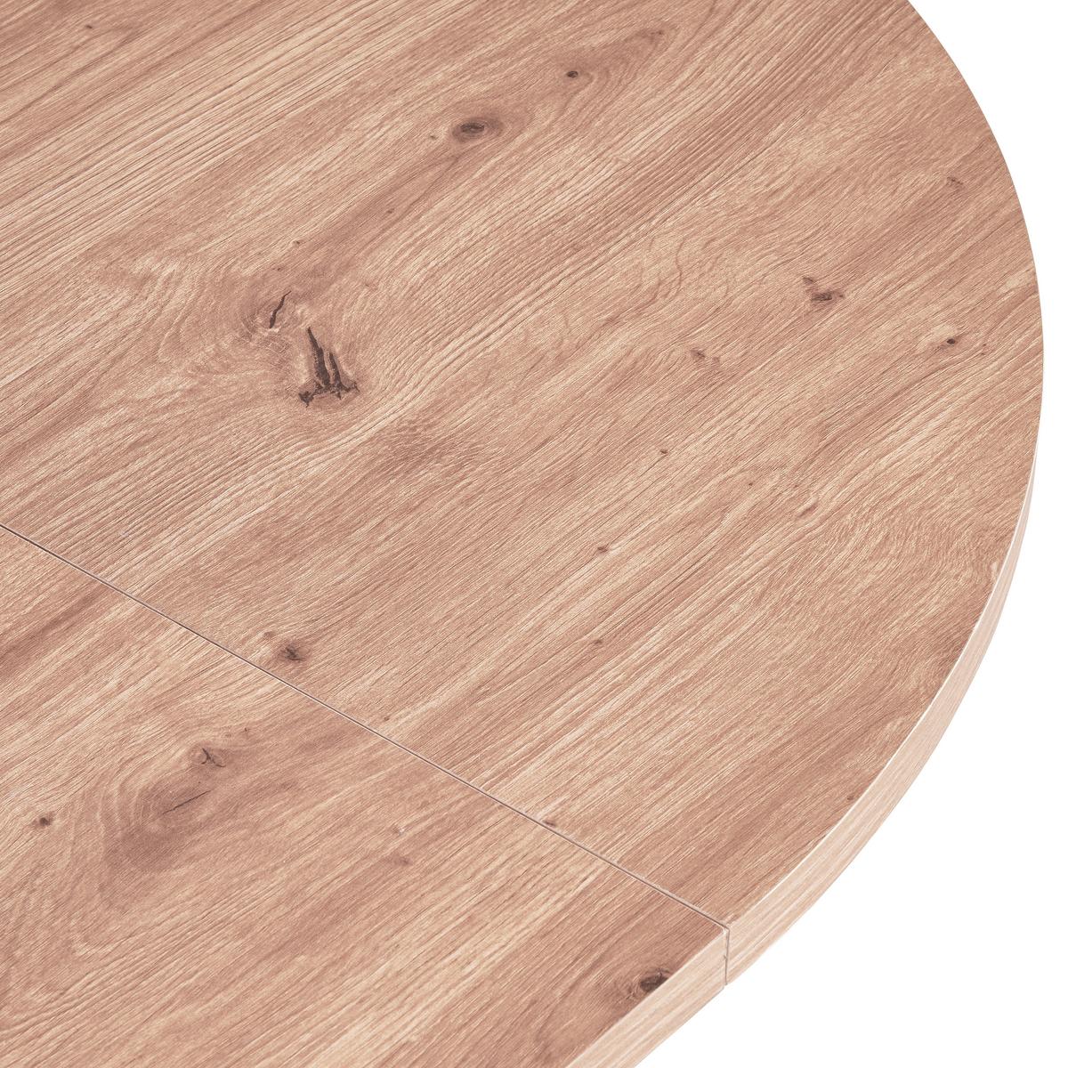 STÓŁ DO JADALNI BOZAN  AZ - czarny/dąb artisan, Konventionell, materiał drewnopochodny/metal (110/110/76cm) - MID.YOU
