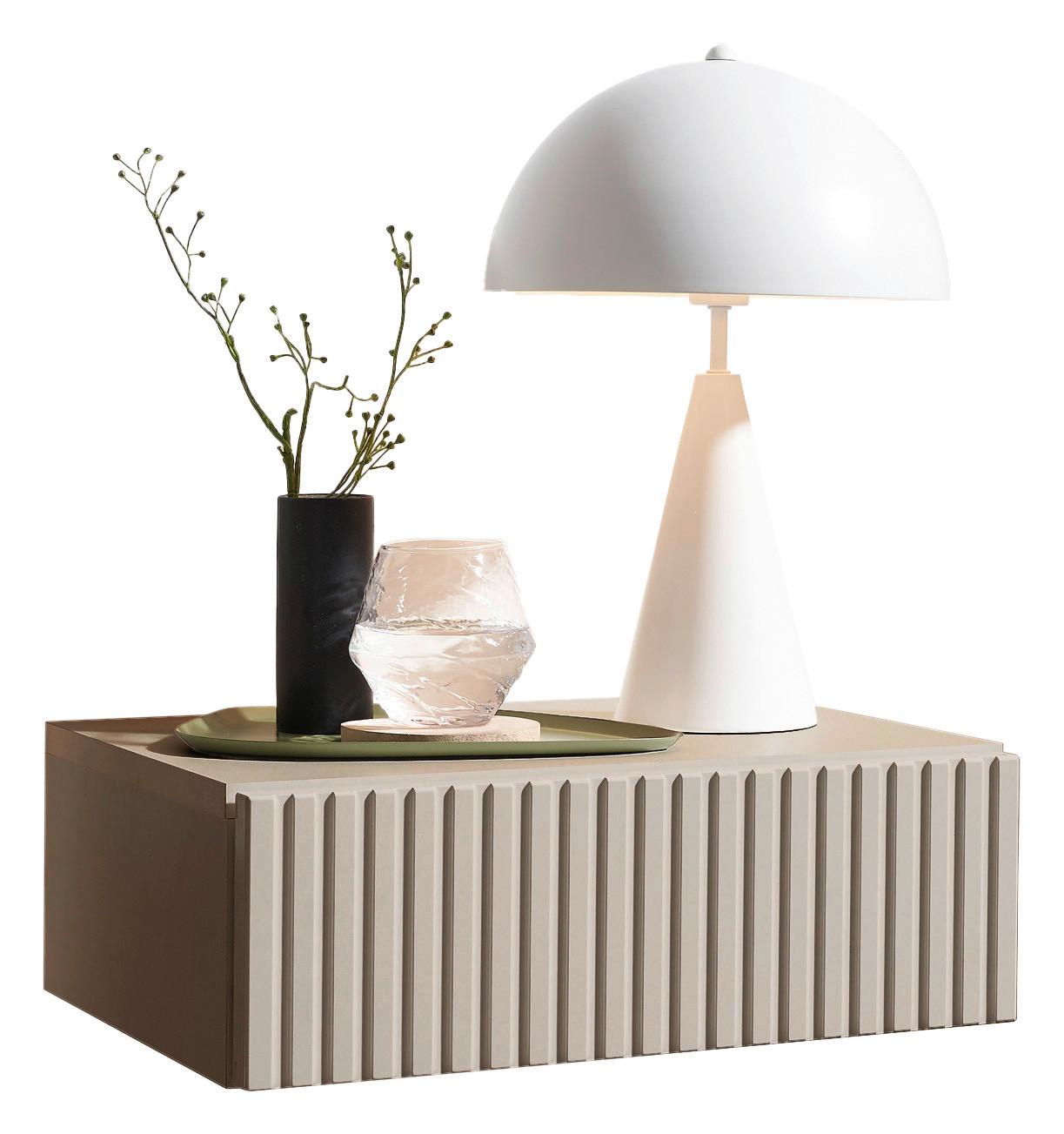 SZAFKA NOCNA TABONI - kaszmir, Konventionell, materiał drewnopochodny (42/14/30cm) - Boxxx