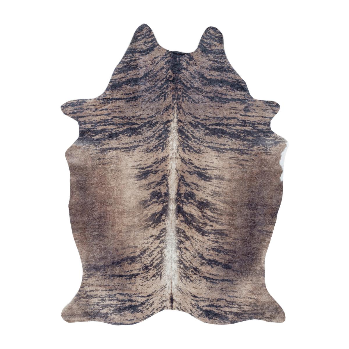 Preproga Etosha, 100x135cm, Rjava - bela/rjava, Design, tekstil (100/135cm) - Novel