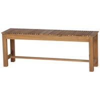 Gartenbank Echtholz 2-Sitzer Falun aus Akazienholz - Akaziefarben, KONVENTIONELL, Holz (120/45/33cm) - Siena Garden