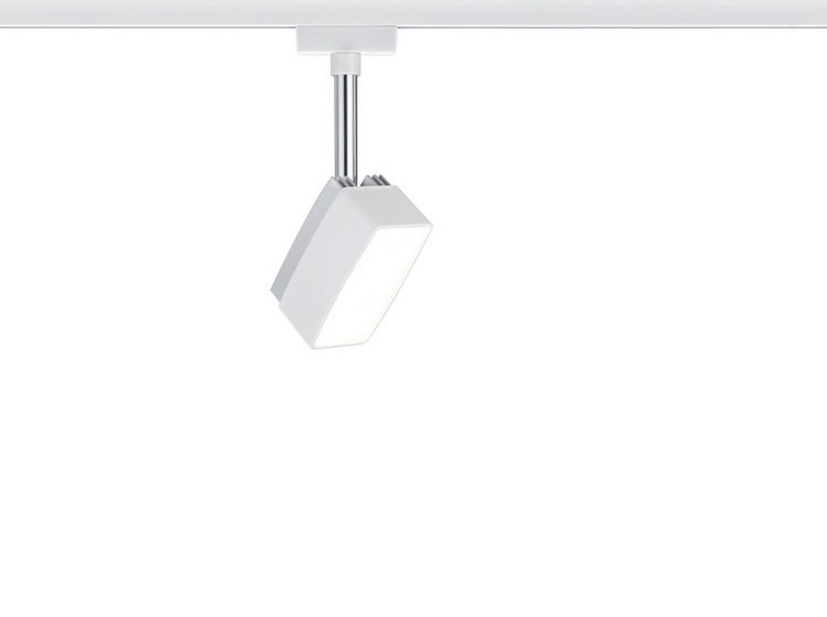 Schienensystem-Strahler Spot Pedal in Weiß max. 5 Watt - Weiß, Design, Metall (5/17,5/4,8cm) - Paulmann