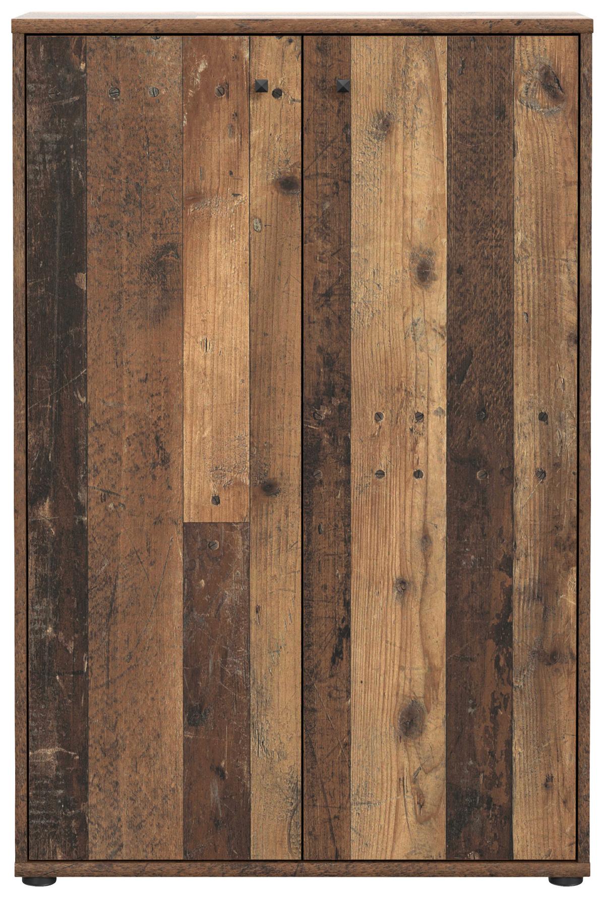 Komoda Tempra 2, Rjava - temno rjava/sivorjava, Design, leseni material (73,7/111,1/34,8cm)