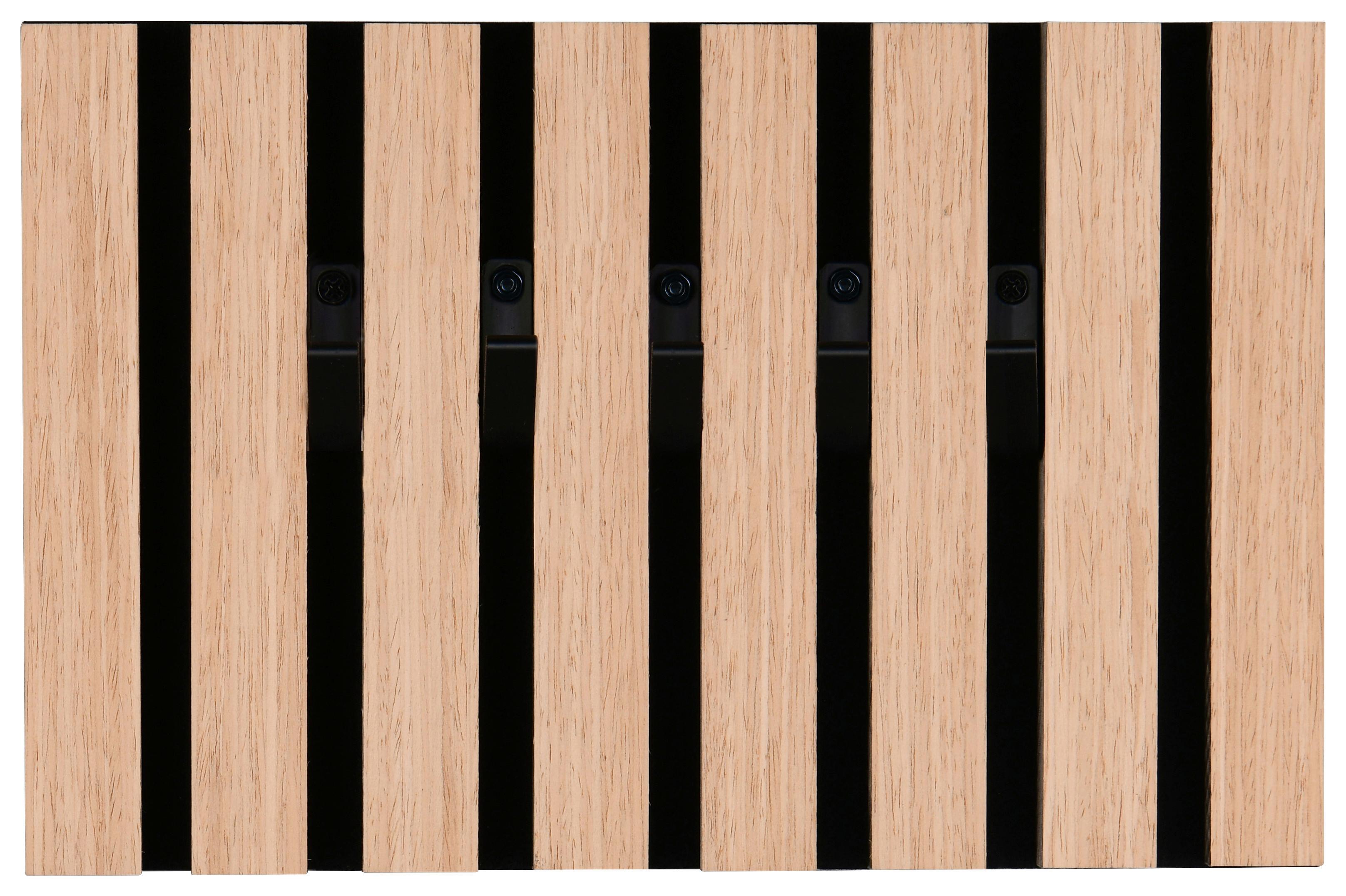 NYCKELBRÄDA GRACE -SB- - svart, Modern, trämaterial/textil (31/20/2cm) - Mömax