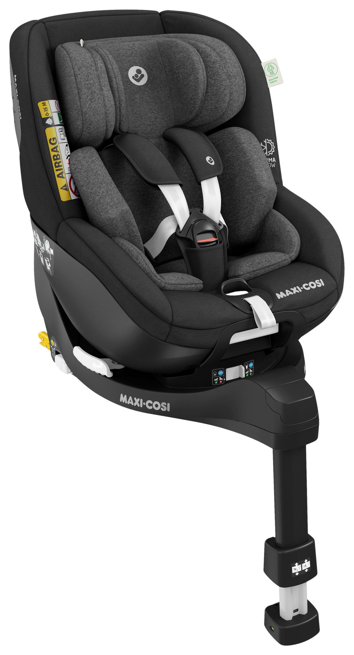 DZIECIĘCY FOTELIK SAMOCHODOWY 8515671110 MICA PRO ECO - czarny, Basics, tworzywo sztuczne/metal (44,2/64,8/68,3cm) - Maxi-Cosi
