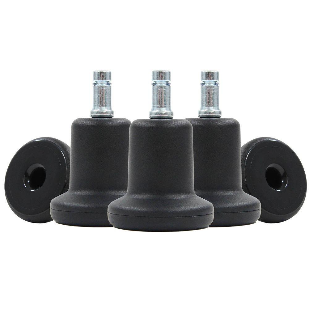 Set Drsnikov Za Pisarniški Stol Stand, 5-Delni - črna, Basics, kovina/umetna masa (5,5/5,9/5,5cm) - MID.YOU
