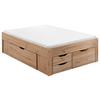 STAURAUMBETT NOAH - Eiche Artisan, KONVENTIONELL, Holzwerkstoff (140/200cm) - Mömax