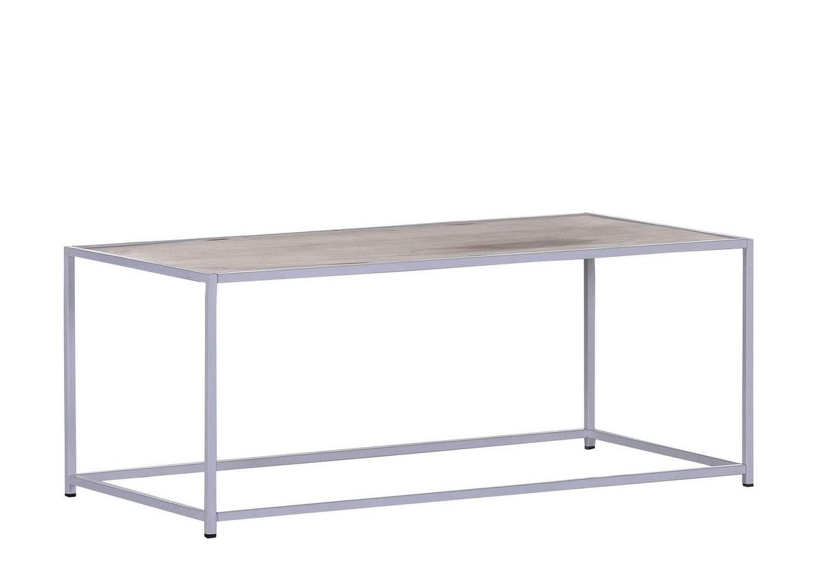 STOLIK KAWOWY INTRO - biały, Trend, metal/drewno (100/50/40cm) - Livetastic