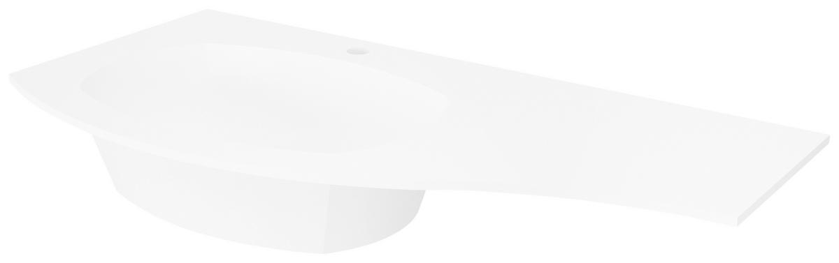 Mosdókagyló Armonia - fehér, Modern, kő (104/14/51cm)