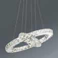 LED-Hängeleuchte Forli, max. 24 Watt - Chromfarben, MODERN, Kunststoff/Metall (40/150cm) - MÖMAX modern living