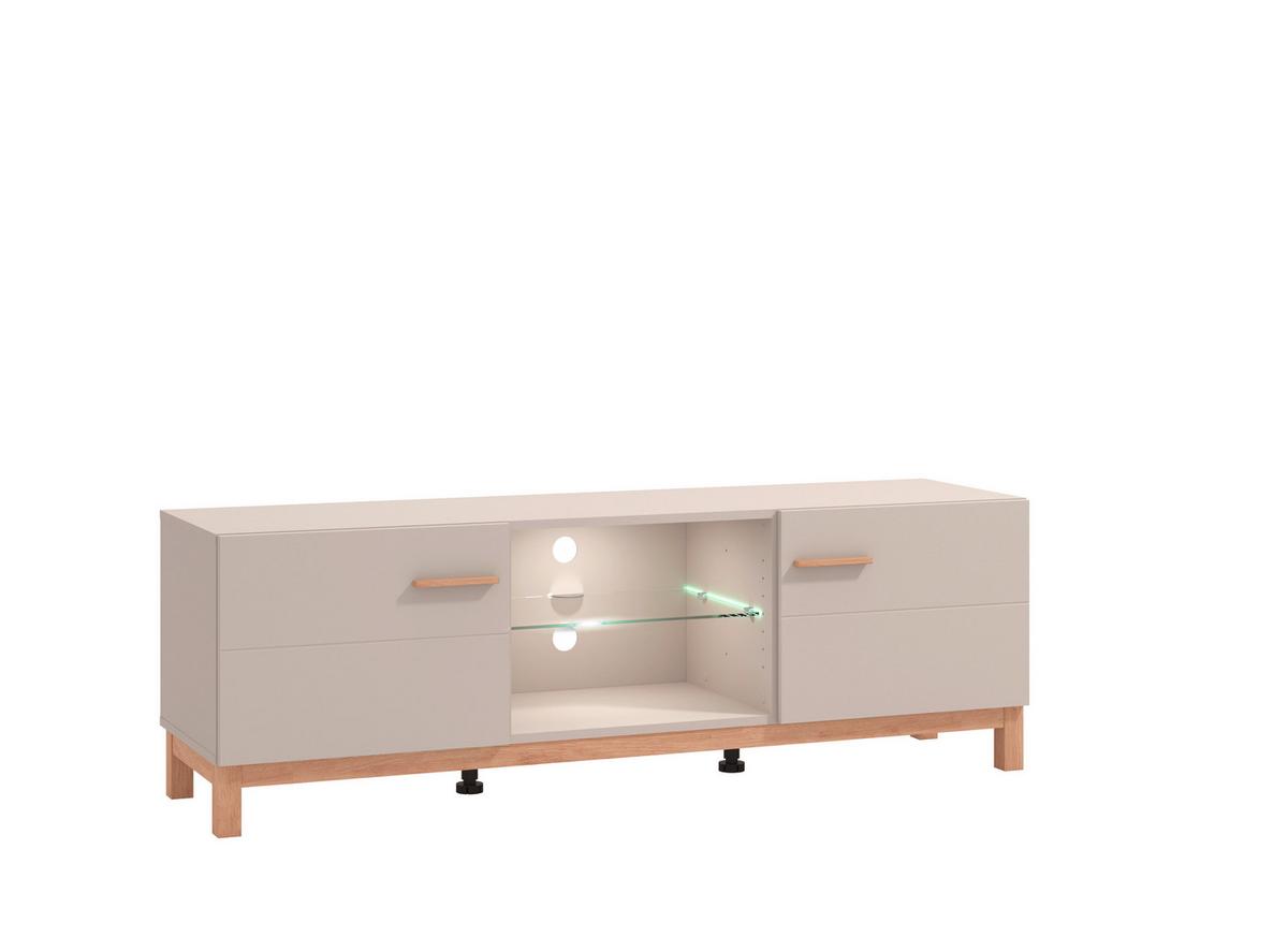 TV-Element Essex Ksm Kaschmir/Eiche Artisan - Kaschmir/Eiche Artisan, MODERN, Holzwerkstoff (154/50/41cm) - P & B