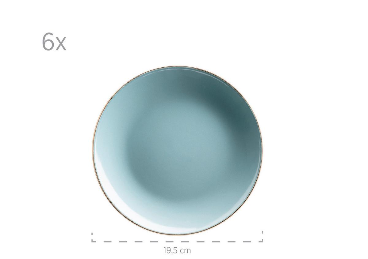 KOMBISERVICE 931626 POSTSICHER BLAU - Blau, Basics, Keramik (43/32,5/32cm) - Mäser