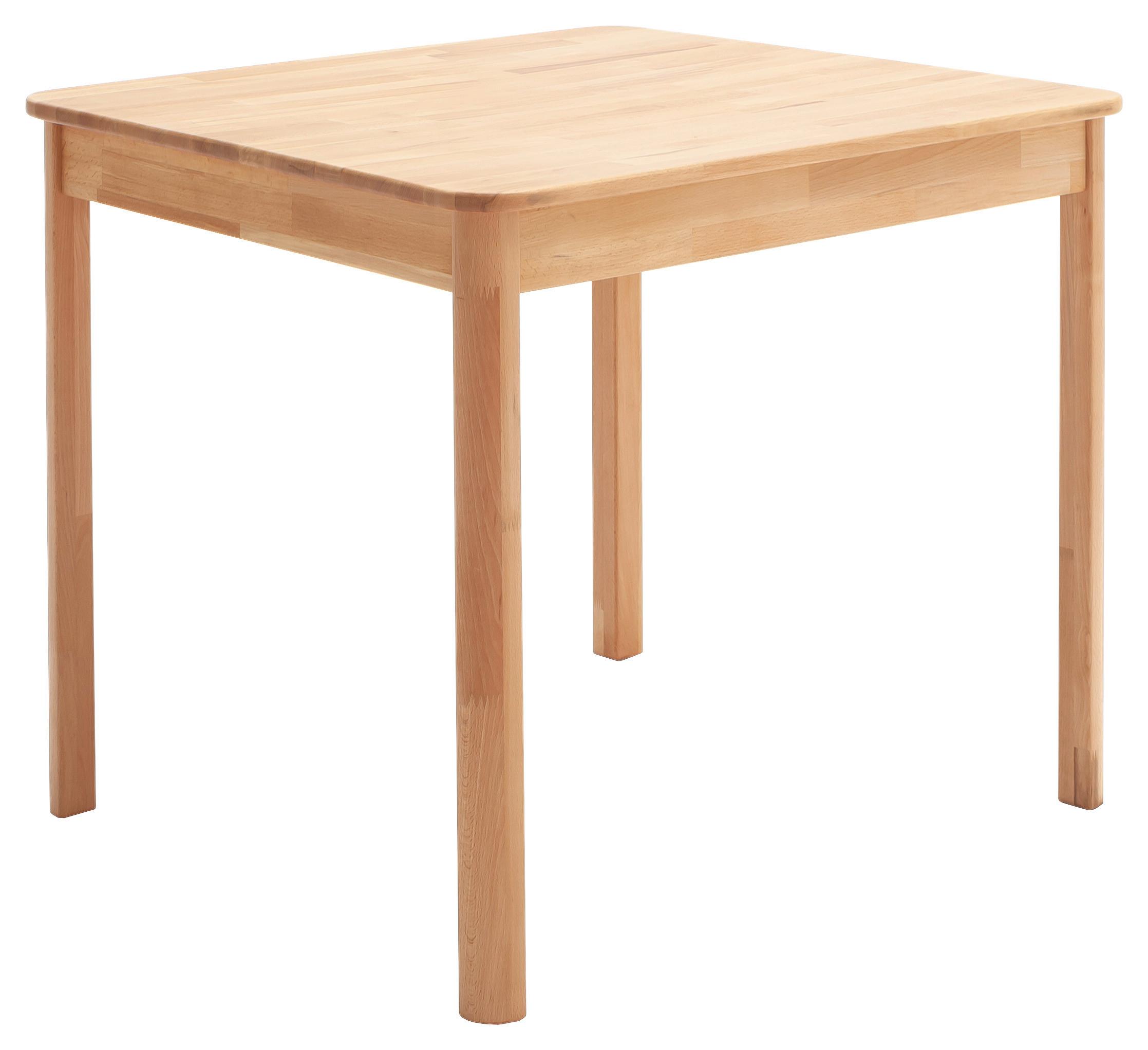 STÓŁ DO JADALNI OSKAR - buk twardzielowy, Konventionell, drewno (80/80/76cm) - MID.YOU