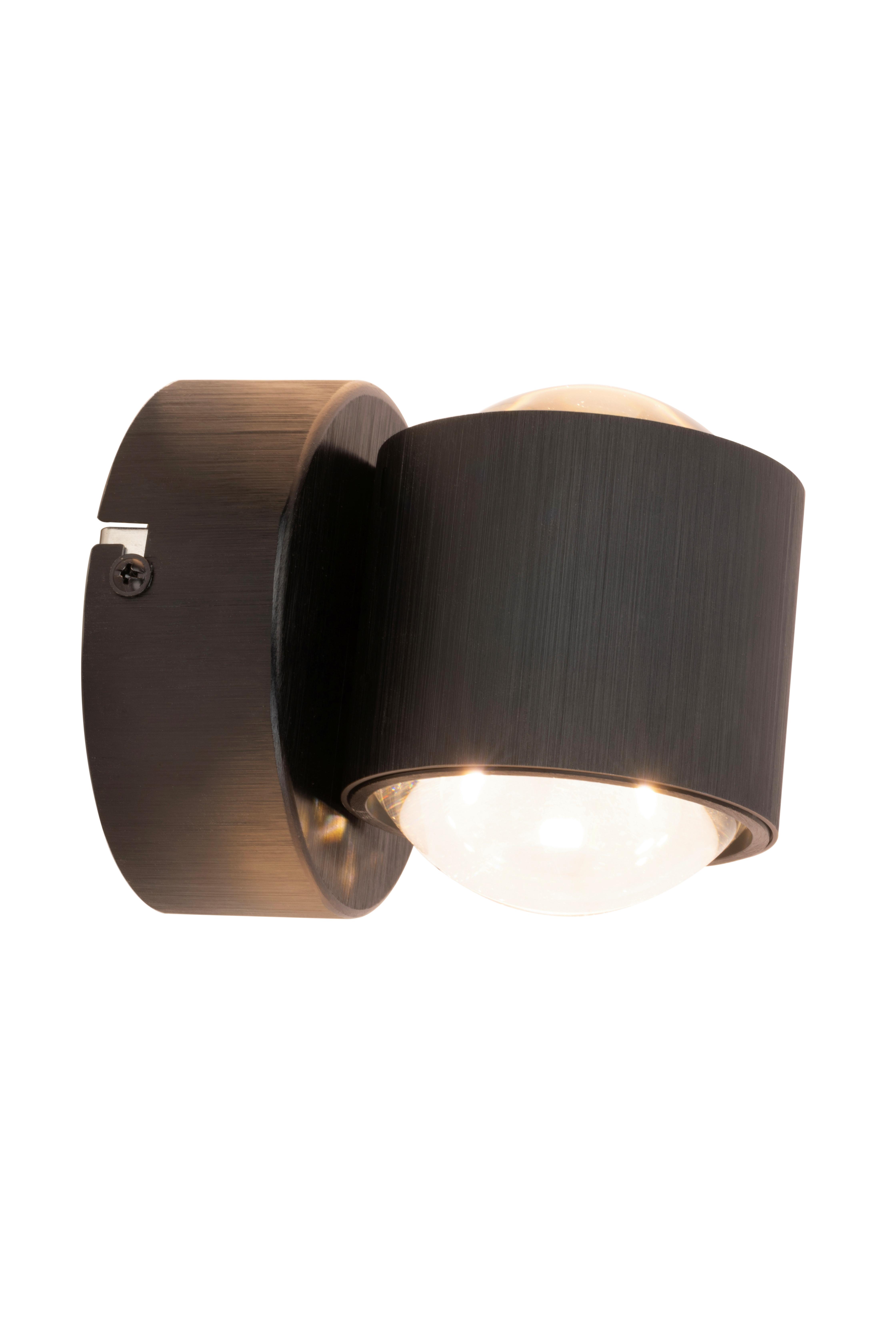 KINKIET LED COLUMBIA *SBN* - czarny, Design, tworzywo sztuczne/metal (12/11cm) - Novel