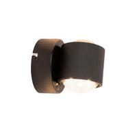 KINKIET LED COLUMBIA *SBN* - czarny, Design, tworzywo sztuczne/metal (12/11cm) - Novel