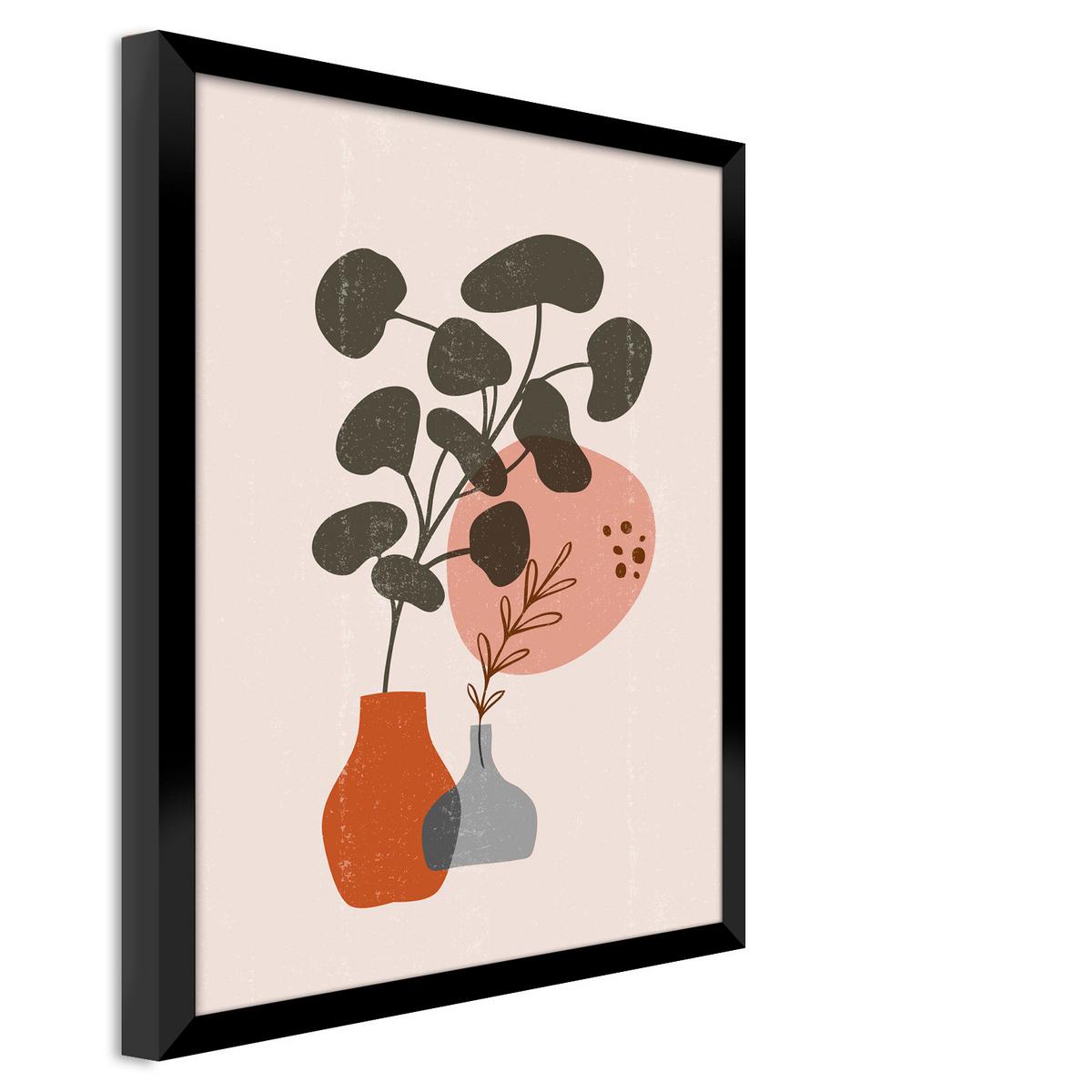 Bild Image ca. 30x40cm - Beige/Braun, Holzwerkstoff/Papier (30/40cm) - Modern Living