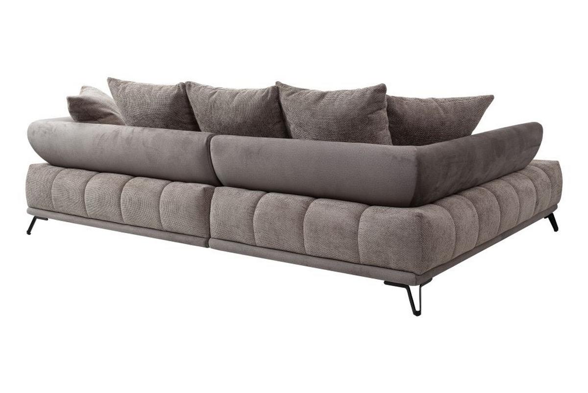 Kutna Garnitura Largo N - crna/taupe, Moderno, tekstil/metal (184/262cm) - Modern Living