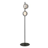 LAMPA STOJĄCA LED SECO *DK* - czarny/kolor chromowy, Design, tworzywo sztuczne/metal (34/168cm) - Dieter Knoll