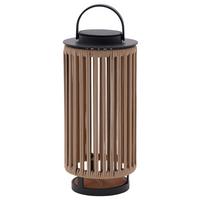 LAMPA SOLARNA LUMIN -EXKLUSIV- - kolor naturalny/ciemnoszary, Design, tworzywo sztuczne/metal (21,5/45/21,5cm) - Ambia Garden