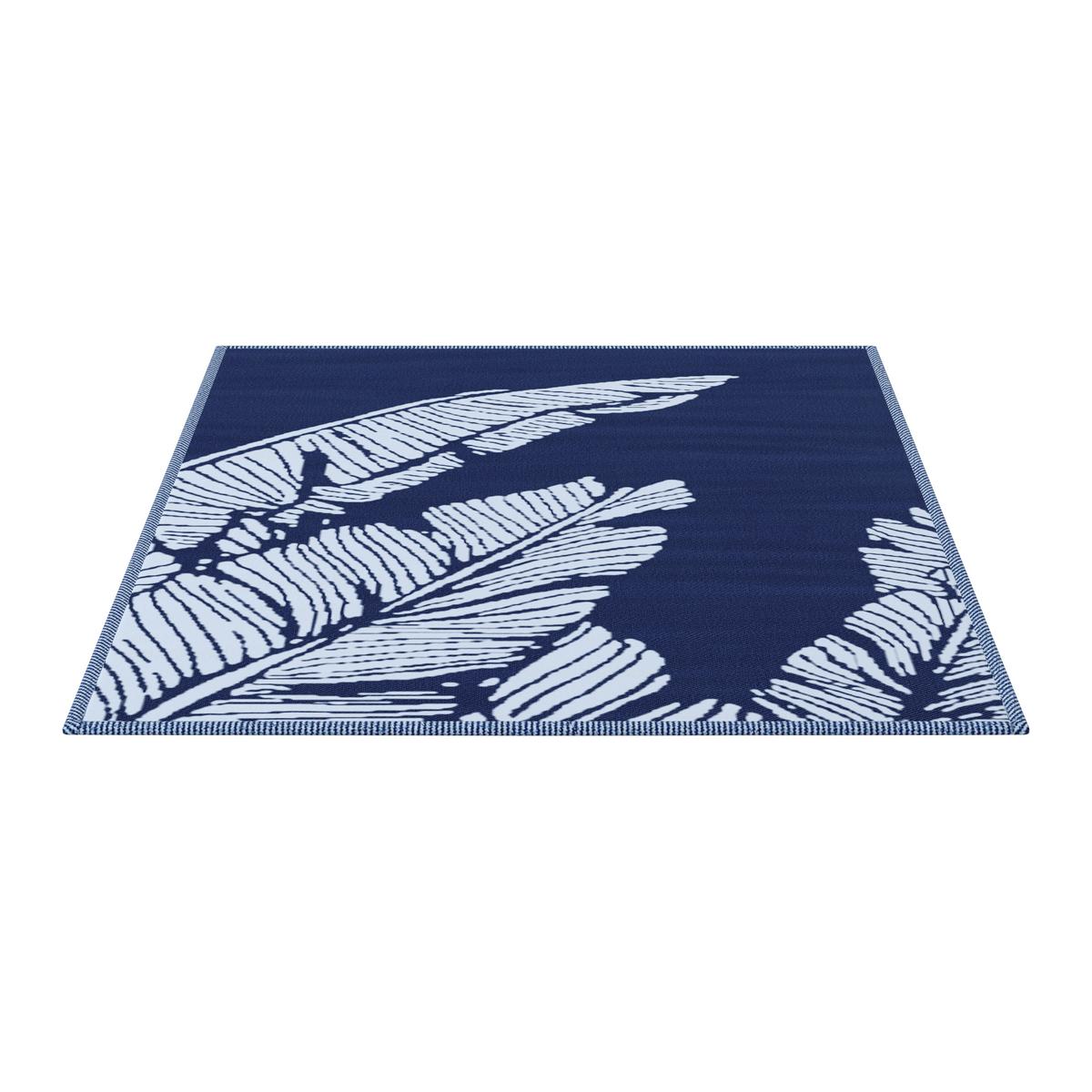 Outdoorteppich Flavia Blau ca. 120x180 cm - Blau, MODERN, Kunststoff (120/180cm) - Bessagi Garden