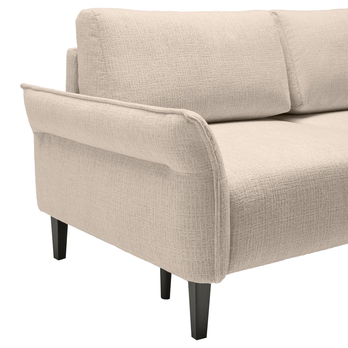 CANAPEA CU 3 LOCURI CUSTOM - bej/crem, Modern, textil (183/85/92cm) - Mömax