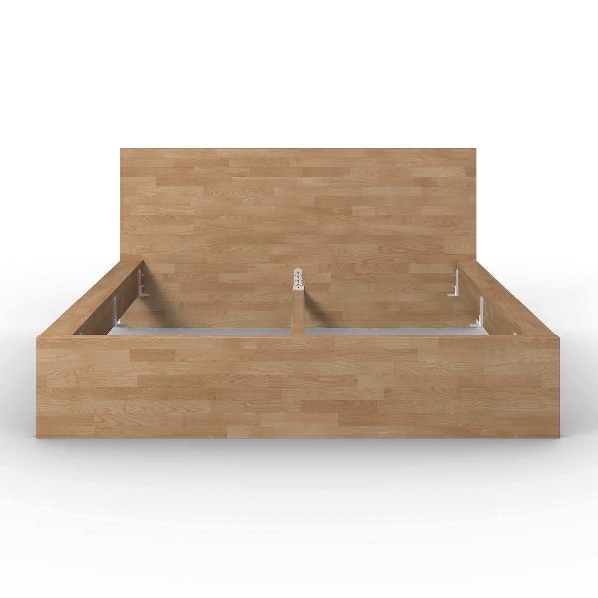 Bett Wilma ca. 180x200 cm Wildeiche Echtholz - Wildeiche, MODERN, Holz (180/200cm) - Bessagi Home