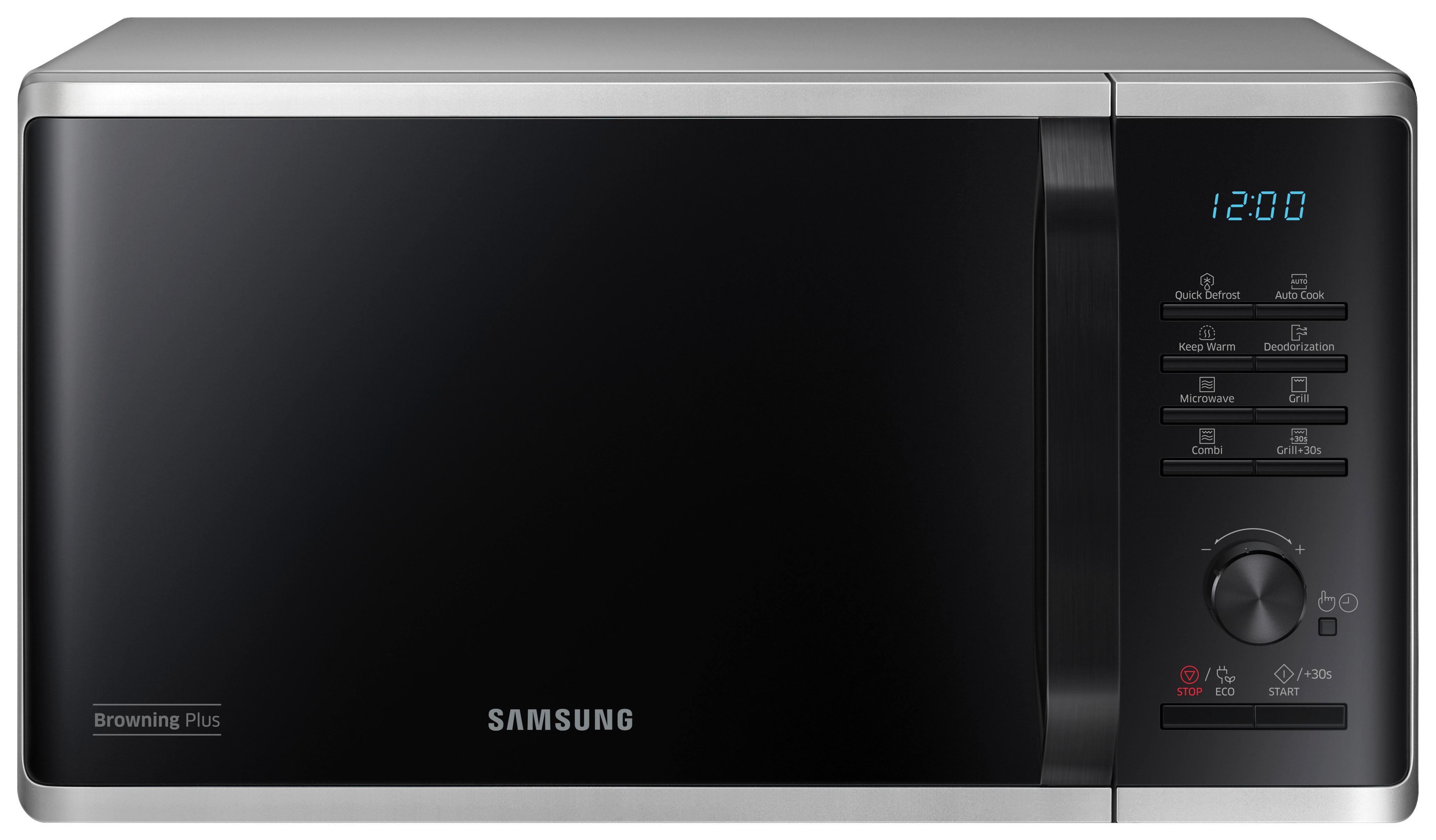 Mikrowelle Mg23k3505as/sw - Silberfarben, Basics, Keramik (32,6/55,2/42,3cm) - Samsung